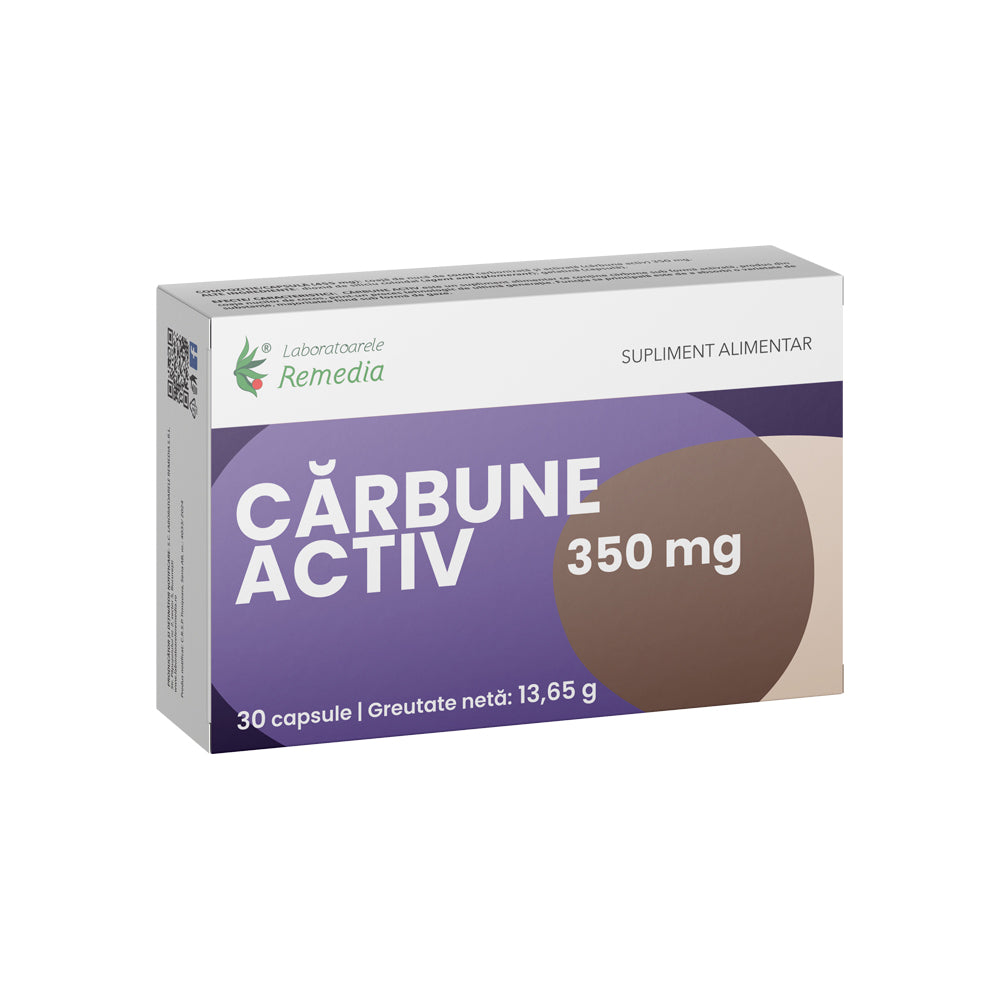 Carbune Activ, 30 capsule, Laboratoarele Remedia