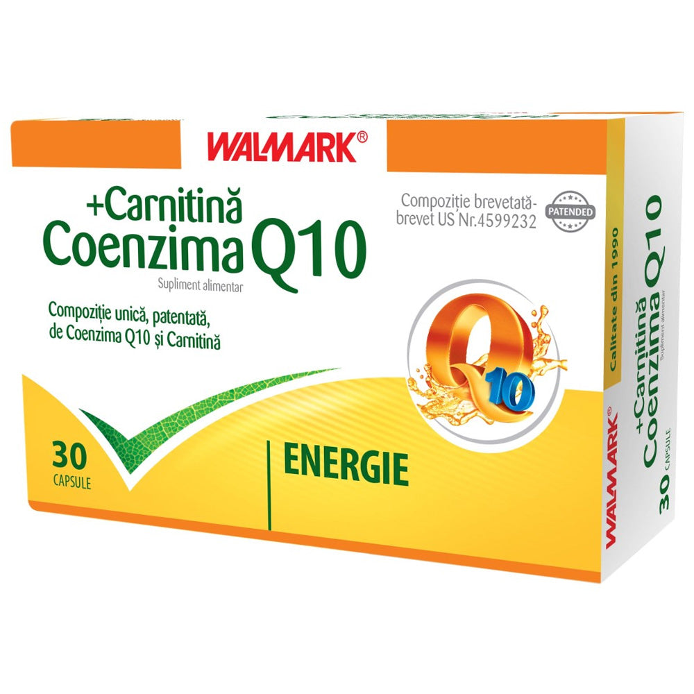 Coenzima Q10 + Carnitina, 30 Capsule, Walmark