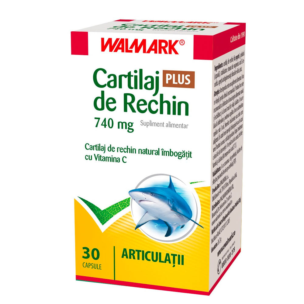 Cartilaj De Rechin Plus 740mg, 30 Capsule, Walmark