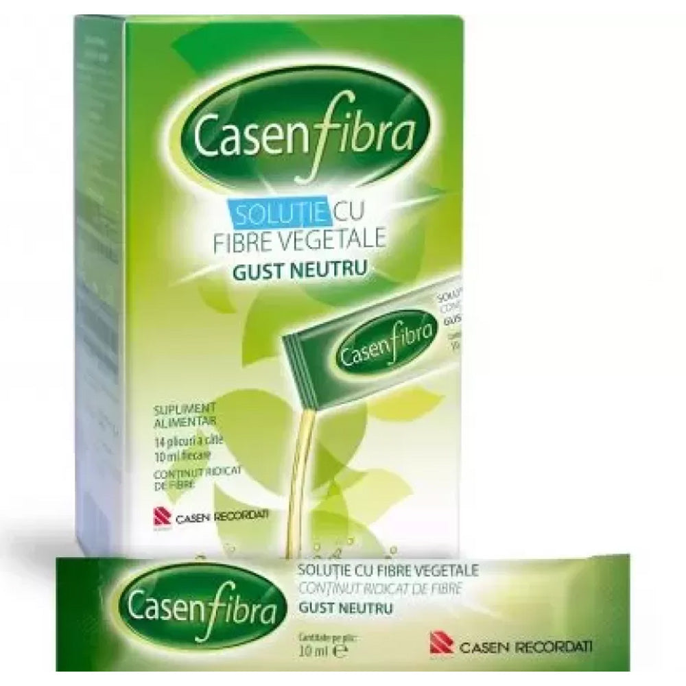 Solutie cu fibre vegetale Casen Fibra, 14 Plicuri, Recordati