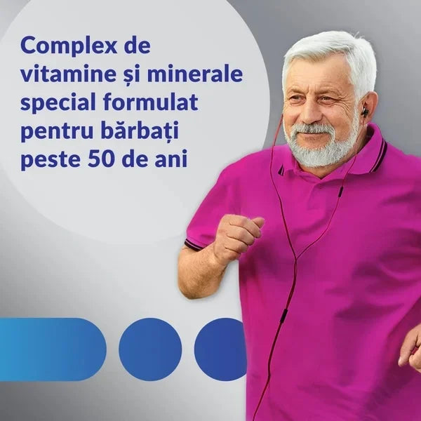Centrum Silver 50+ pentru barbati, 60 comprimate, Wyeth Lederle