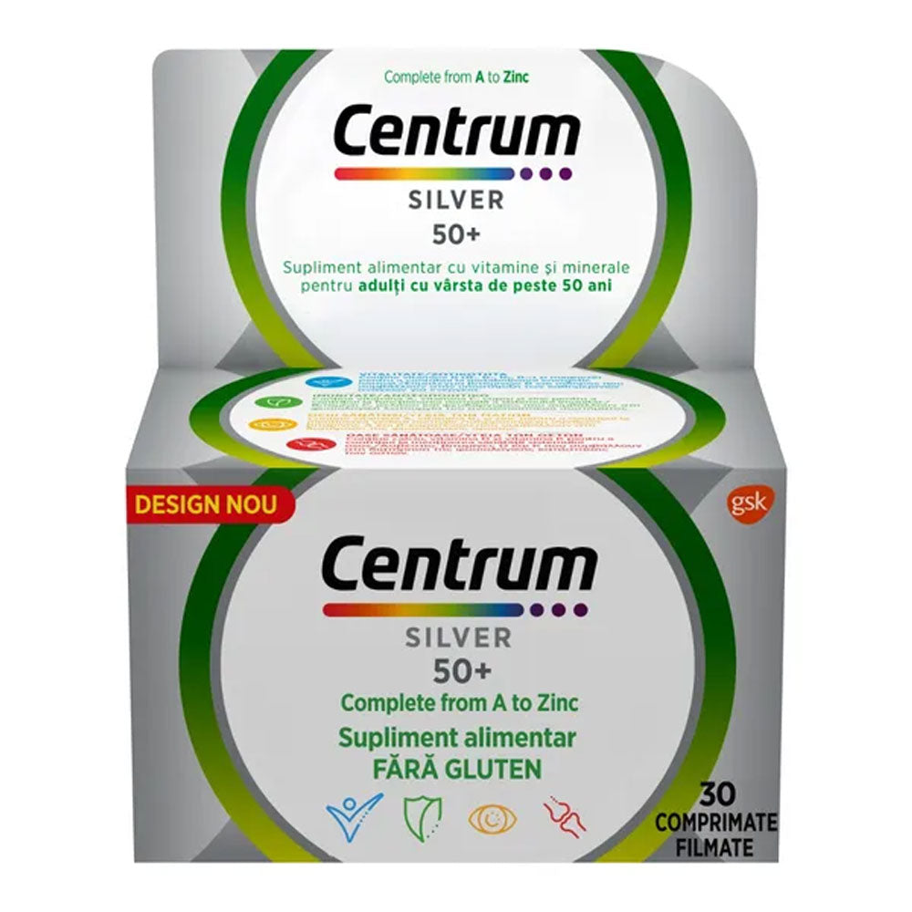 Centrum Silver 50+ Complet A-Z, 30 Capsule, Glaxo Consumer Healthcare