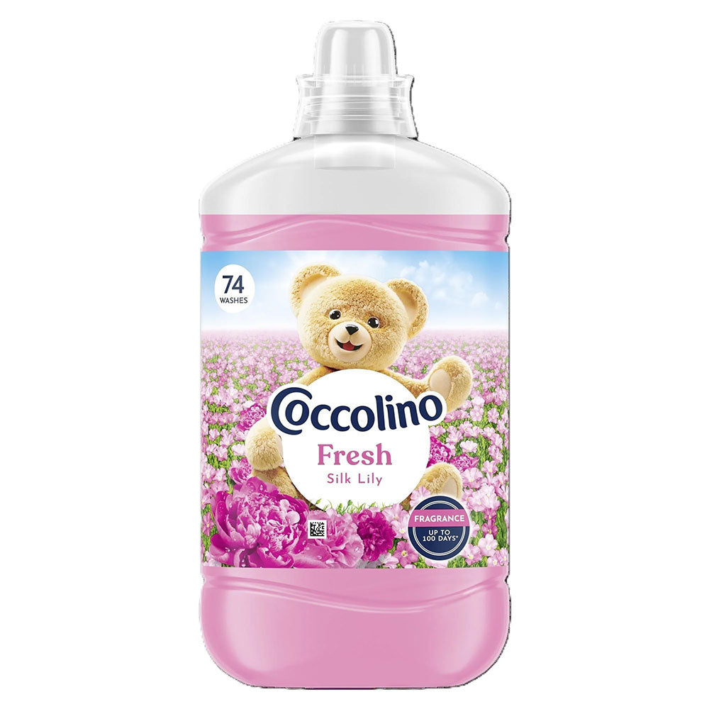 Balsam de rufe Coccolino Fresh Silk Lily, 1.702 L, 74 spalari