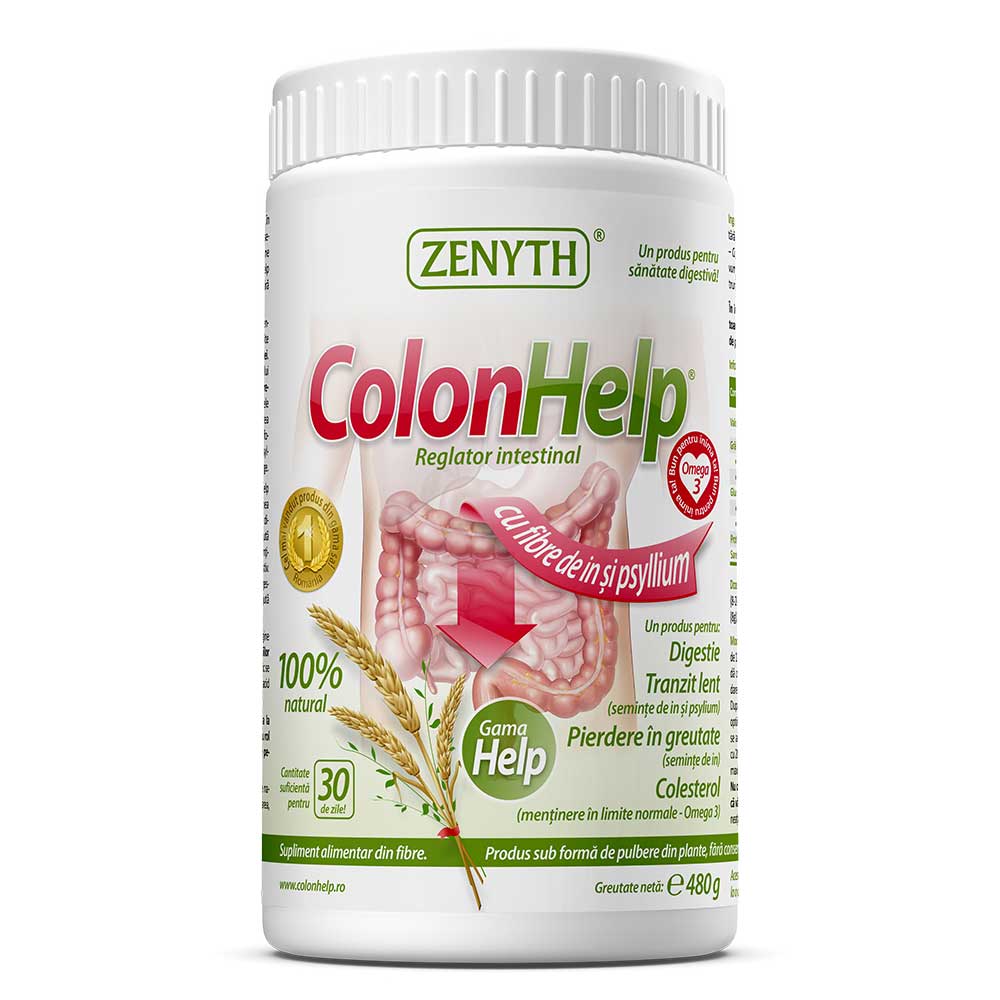 Pulbere Colon Help, 480g, Zenyth