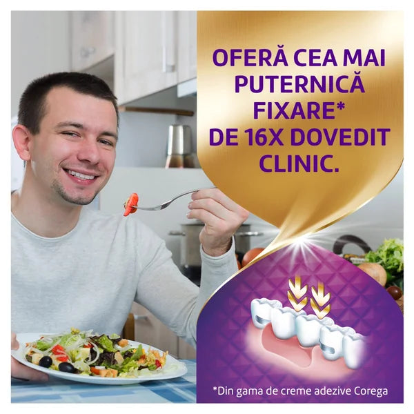 Crema adeziva pentru proteza dentara Corega Power Max Fixare + Sigilare, 40g, Haleon