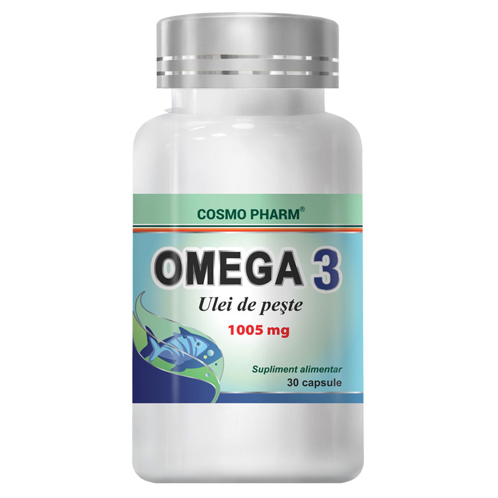 Omega 3 Ulei Peste 1005mg, 30 Capsule, Cosmo Pharm