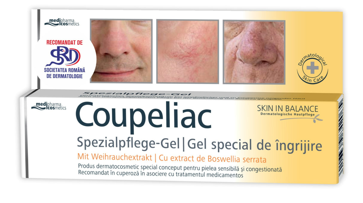 Gel pentru pielea sensibila si congestionanta Coupeliac, 20ml, Medipharma Cosmetics