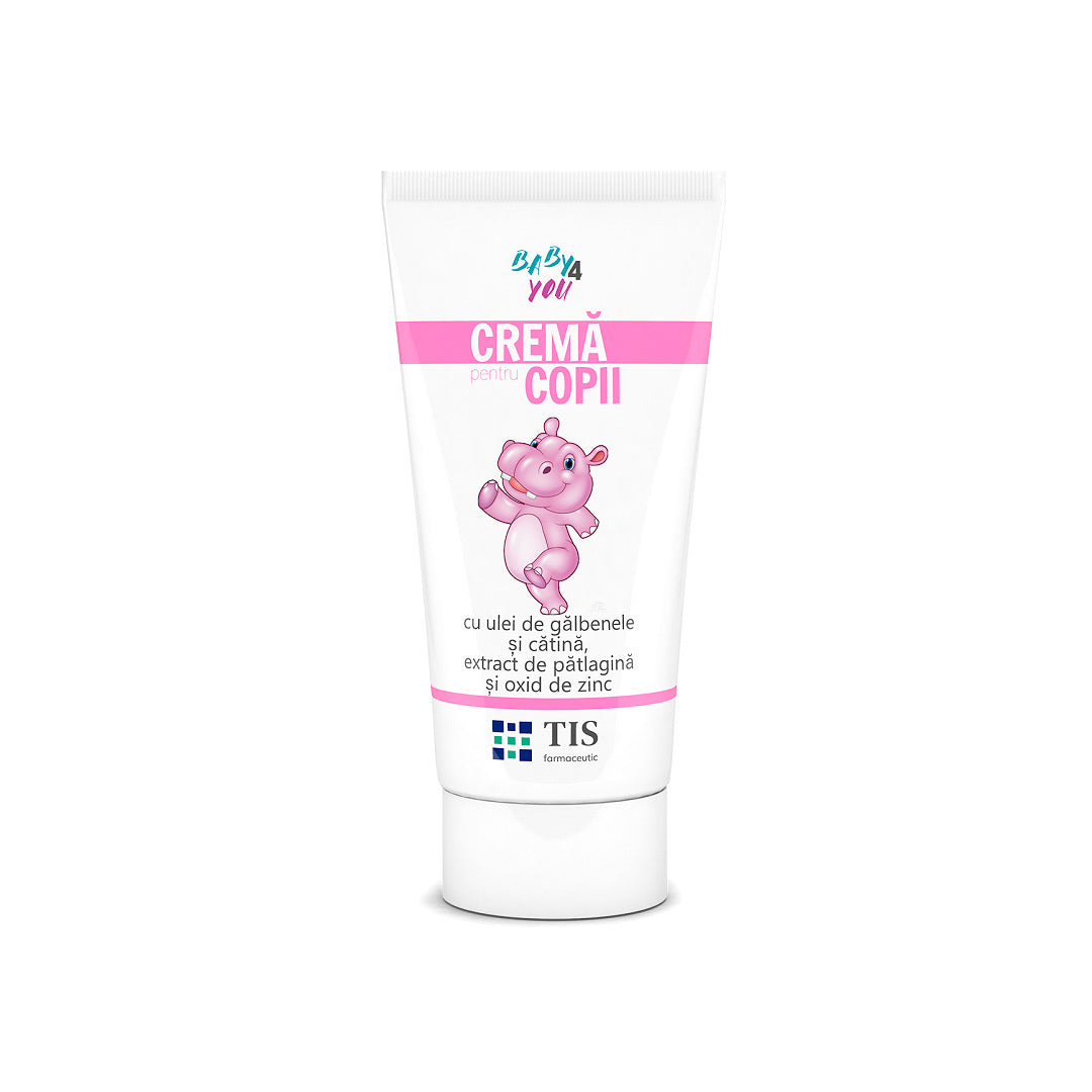 Crema pentru copii cu ulei de catina Baby 4 You, 50ml, Tis Farmaceutic