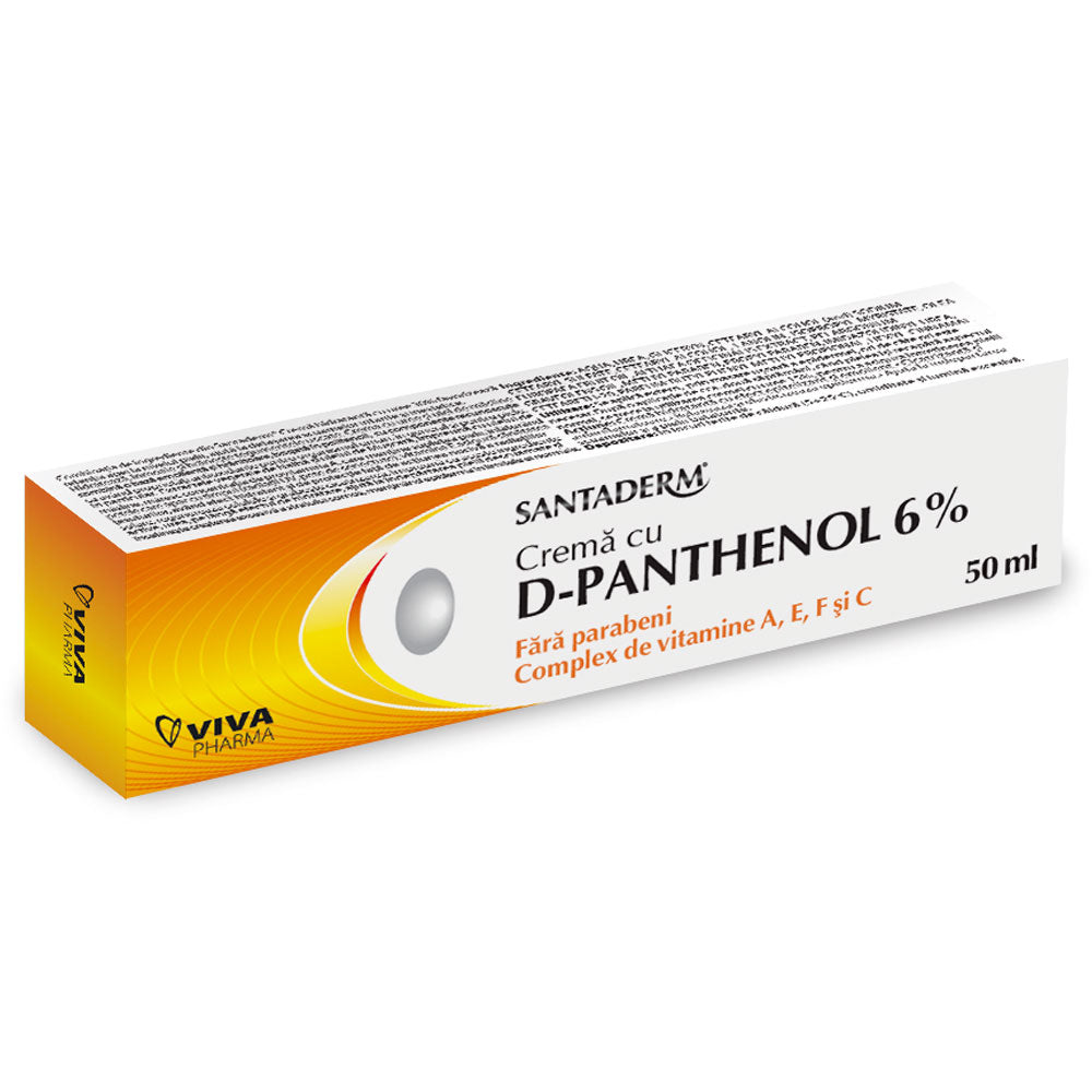 Crema Santaderm cu D-panthenol 6%, 50ml, Viva Pharma