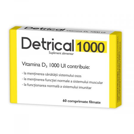 Zdrovit Detrical D3 1.000U.I., 60 Capsule