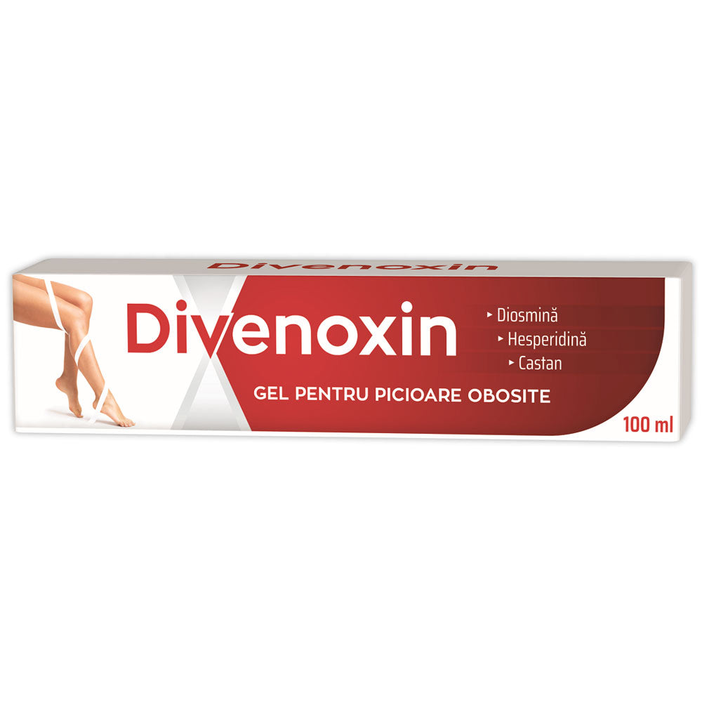 Divenoxin Gel pentru Picioare Obosite, 100ml, Zdrovit