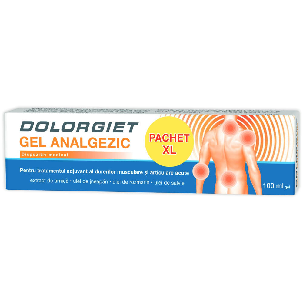 Gel Analgezic Dolorgiet, 100ml, Zdrovit