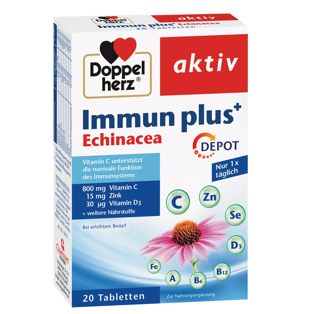 Immun plus Echinacea, 20 Capsule, Doppelherz