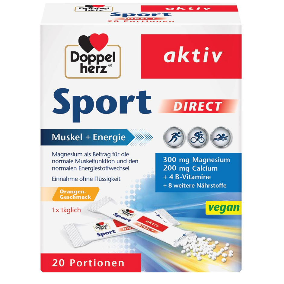 Sport Direct Vitamine + Minerale, 20 Plicuri, Doppelherz