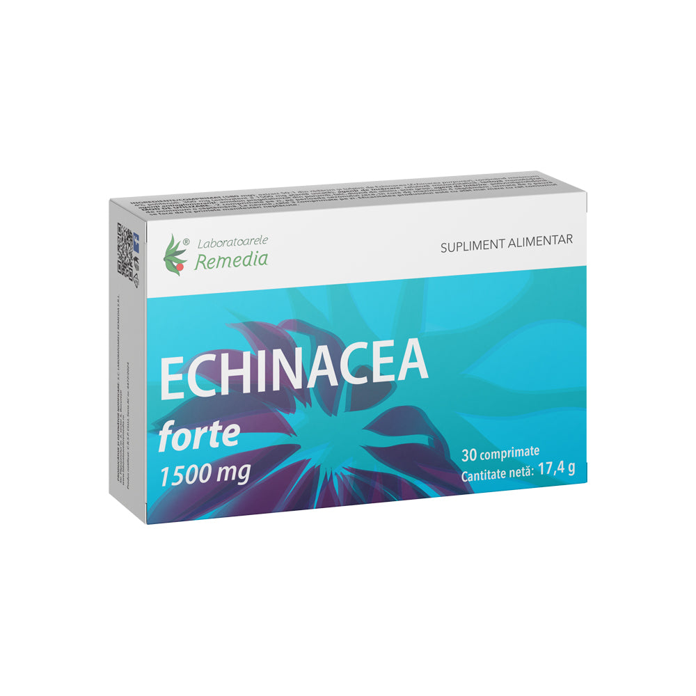 Echinacea Forte, 1500 mg, 30 comprimate, Remedia