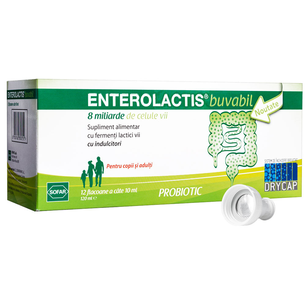 Enterolactis Buvabil, 12 Flacoane, Sofar