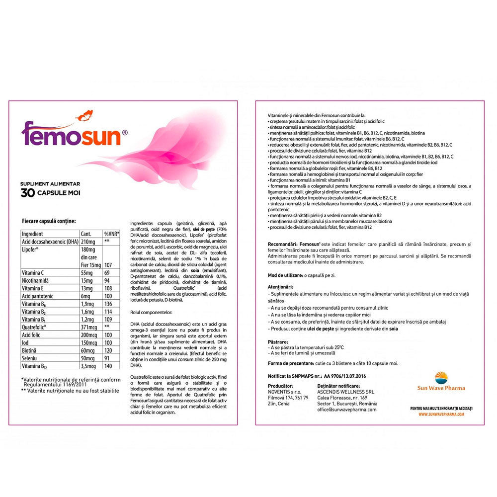 Femosun, 30 Capsule, Sun Wave Pharma