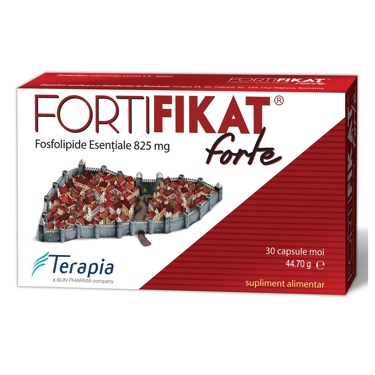 Fortifikat Forte 825Mg, 30 Capsule Moi
