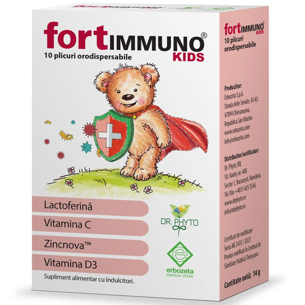FortImmuno Kids, 10 Plicuri, Dr. Phyto