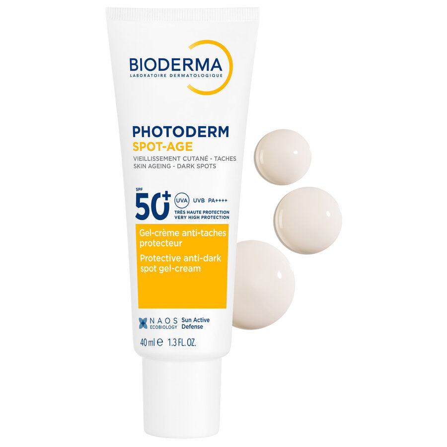 Gel-crema cu efect antioxidant impotriva petelor brune Photoderm Spot-Age, SPF50+, 40ml, Bioderma