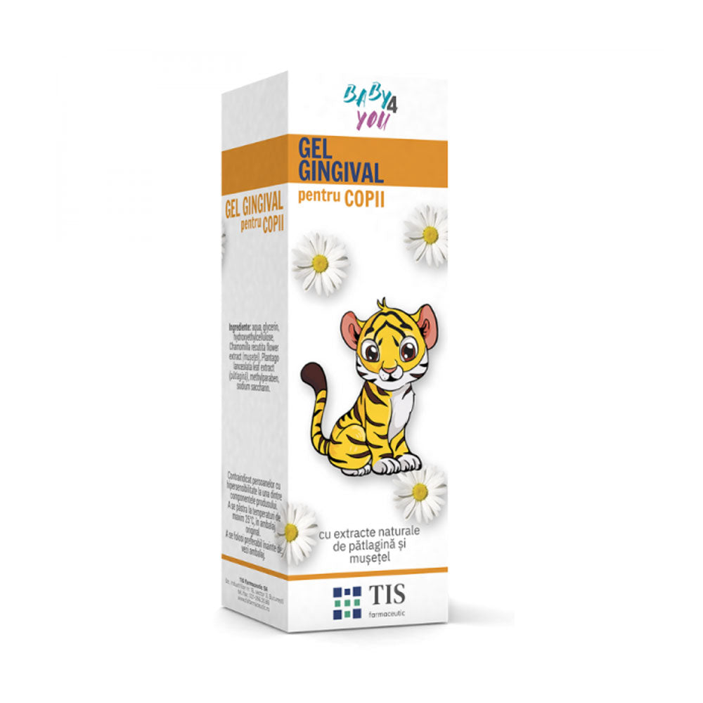 Gel gingival pentru copii Baby 4 You, 15ml, Tis Farmaceutic