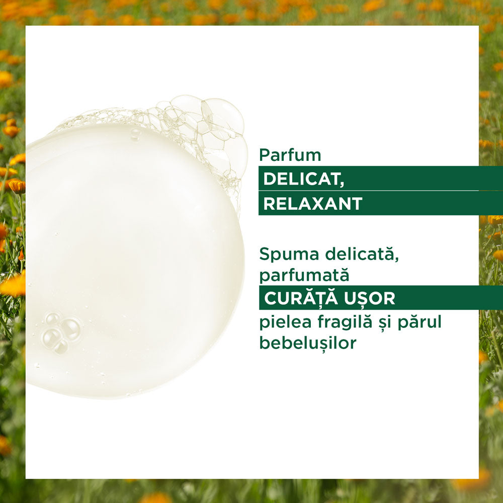 Gel spumant pentru curatare delicata Klorane Bebe, 500ml, Klorane
