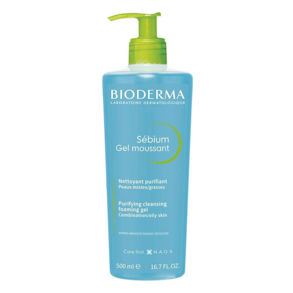 Gel spumant Sebium, 500ml, Bioderma