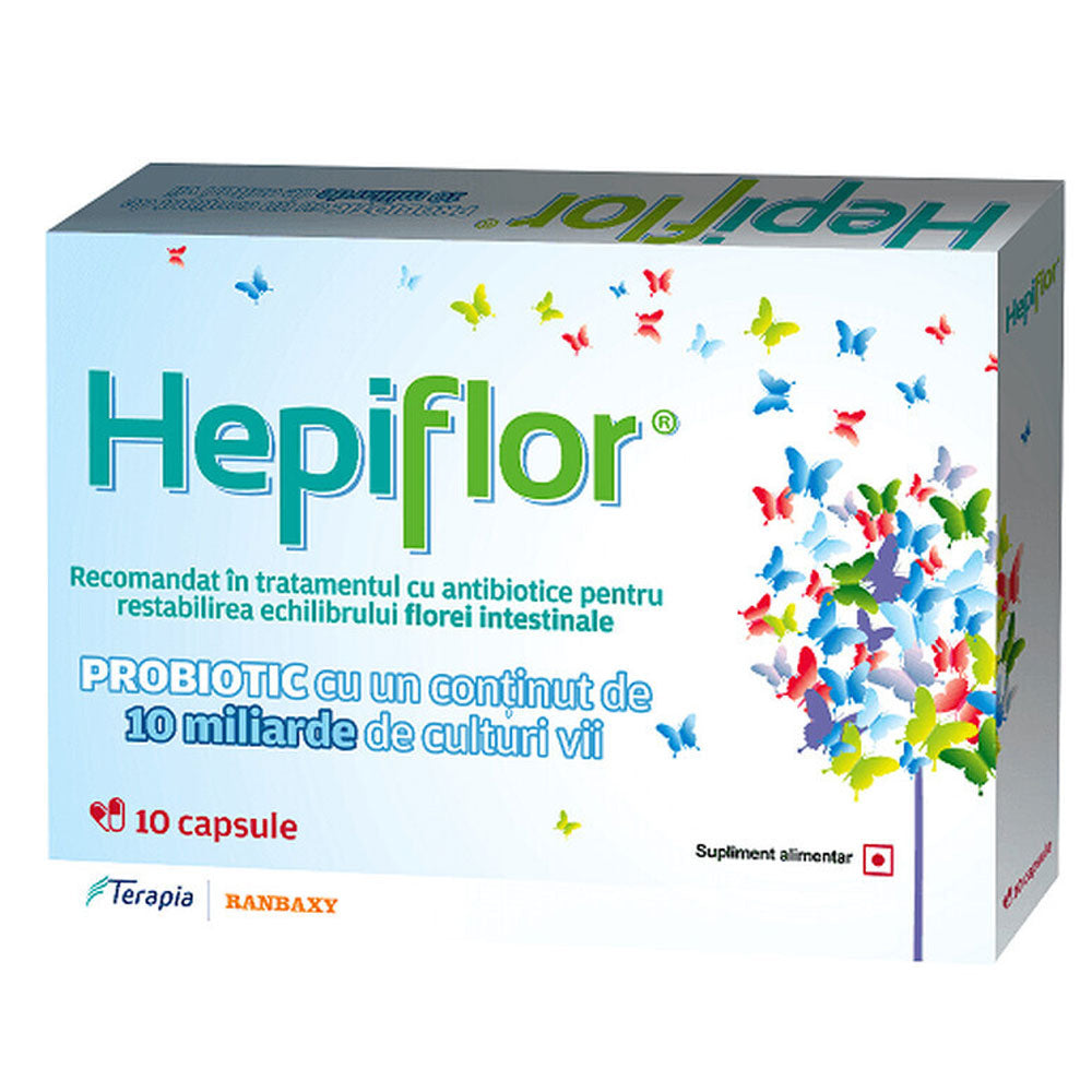 Hepiflor Adulti, 10 Capsule, Terapia