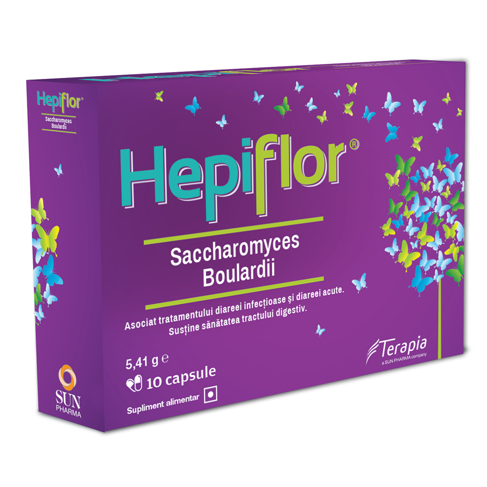 Hepiflor Saccharomyces Boulardii, 10 plicuri, Terapia