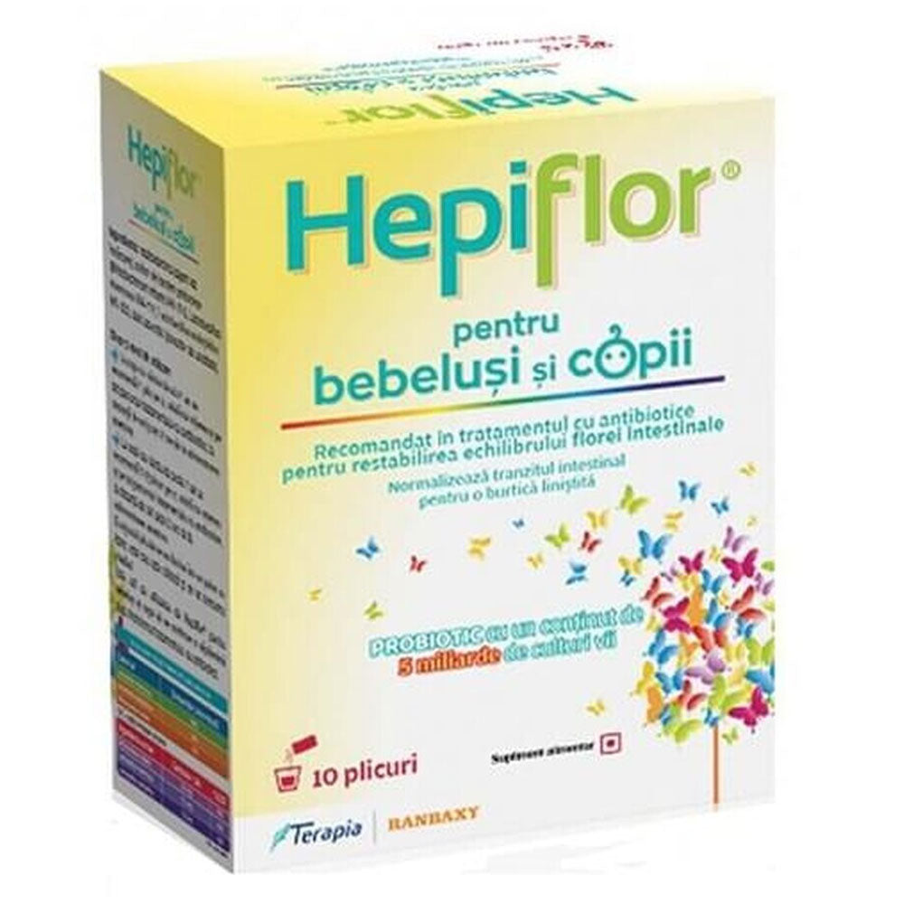 Hepiflor pentru Bebelusi si Copii, 10 Plicuri, Terapia