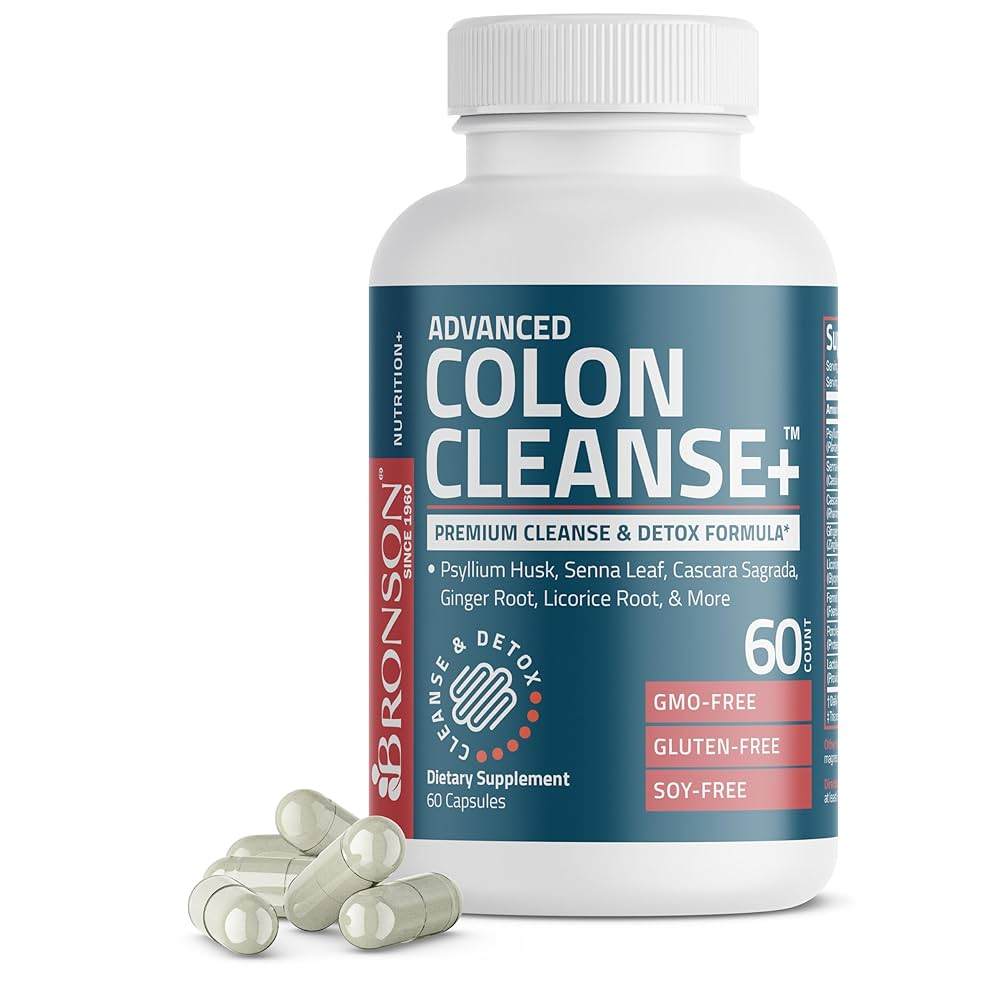 Advanced Colon Cleanse 60 capsule BRONSON Laboratories