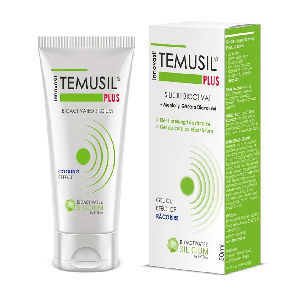 Gel cu efect de racorire Temusil Plus, 50 ml, Eytelia