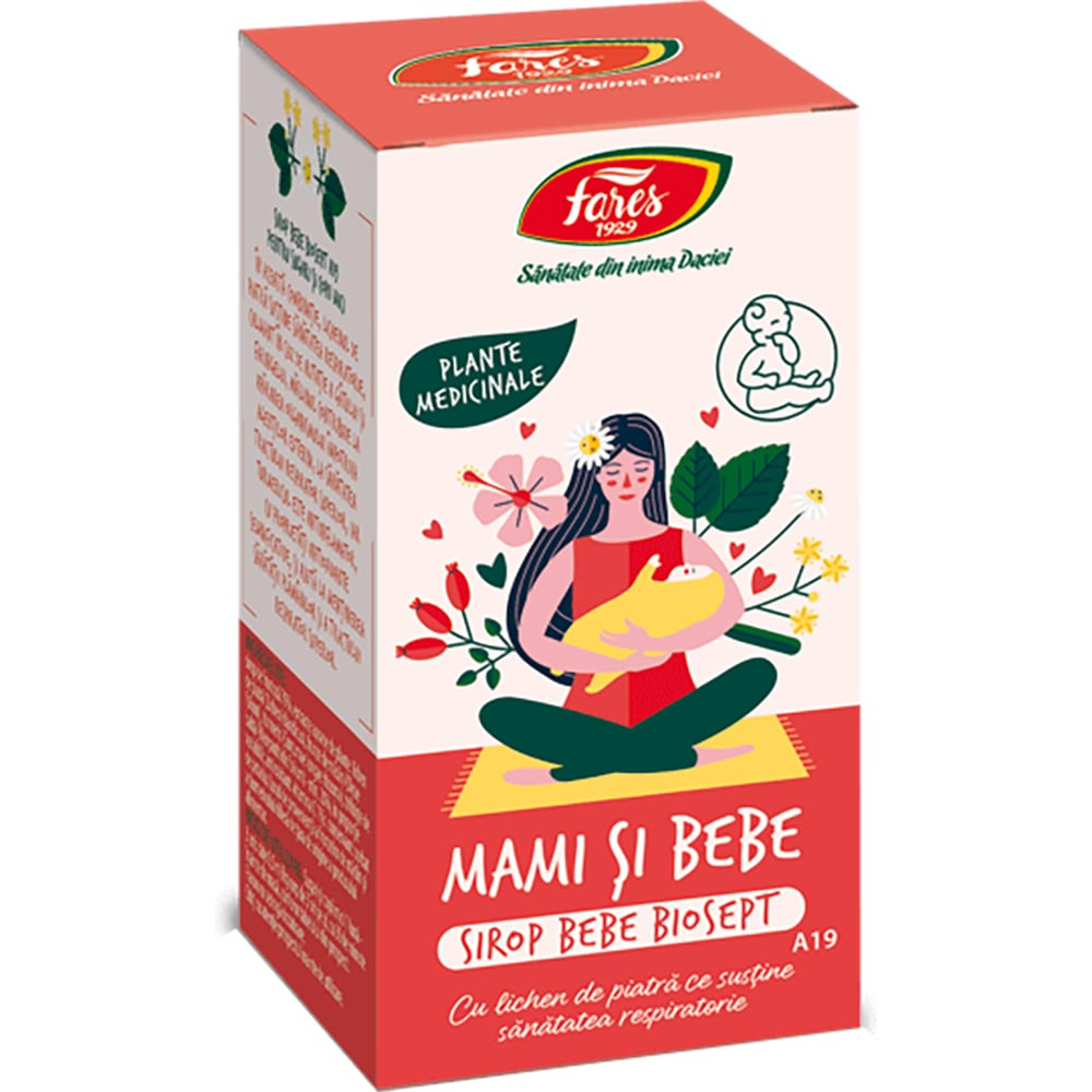 Bebe Biosept sirop Mami si Bebe, A19, 100 ml, Fares