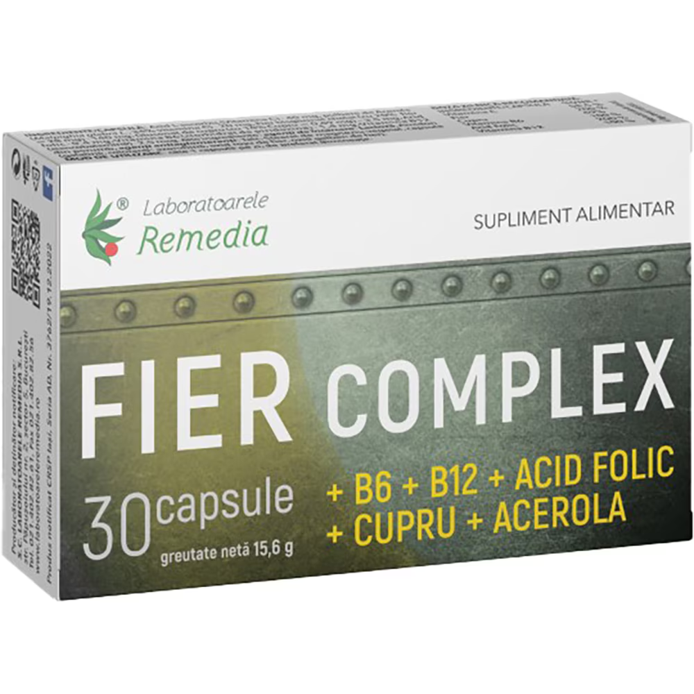 Fier Complex, 30 capsule, Remedia