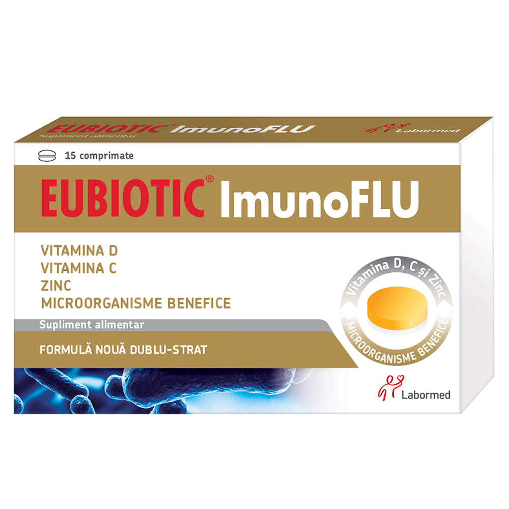 Eubiotic Imunoflu, 15 Comprimate, Labormed