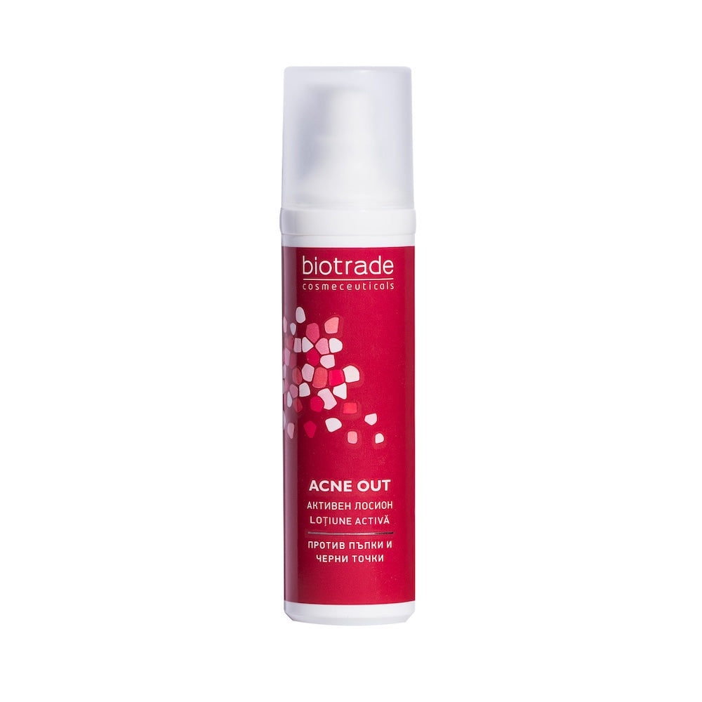 Lotiune activa pentru ten acneic Acne Out, 60 ml, Biotrade