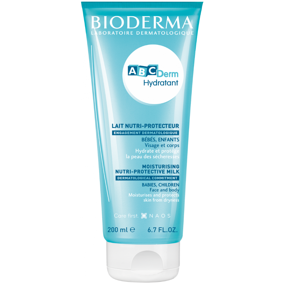 Lapte hidratant ABCDerm, 200 ml, Bioderma