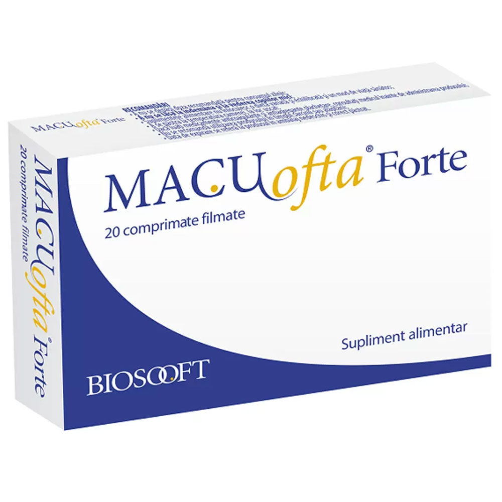 Macuofta Forte, 20 Comprimate, Biosooft
