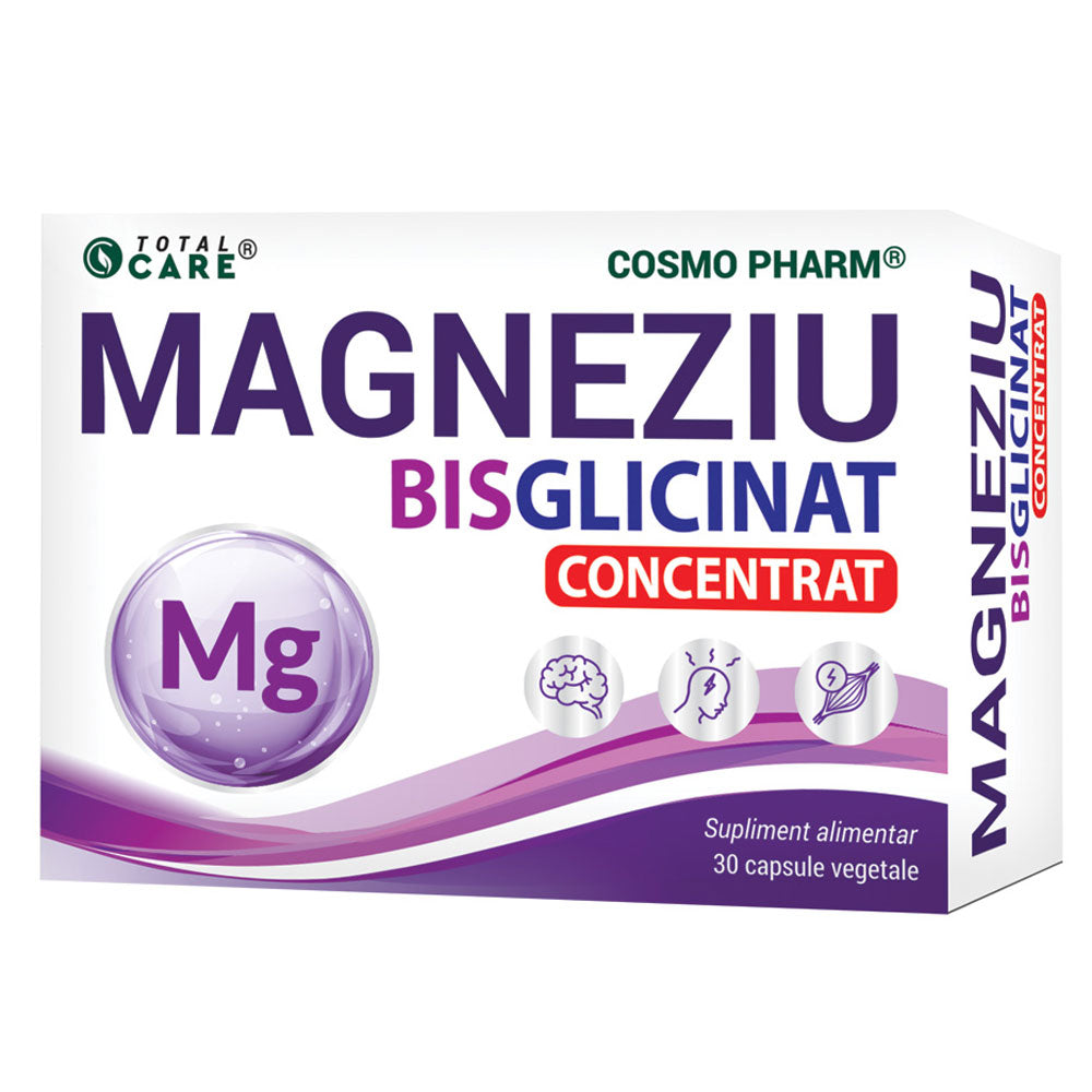 Magneziu Bisglicinat, 30 Capsule, Cosmopharm