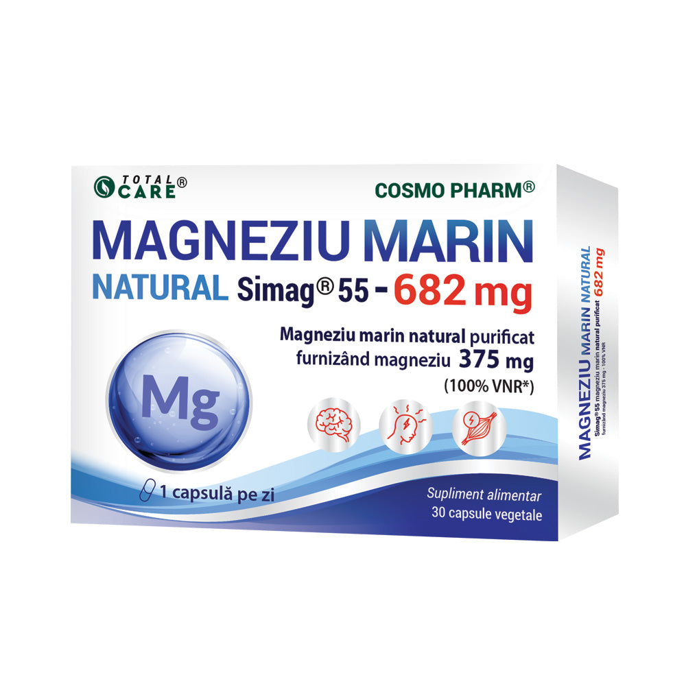 Magneziu Marin, 682 mg, 30 capsule, Cosmo Pharm