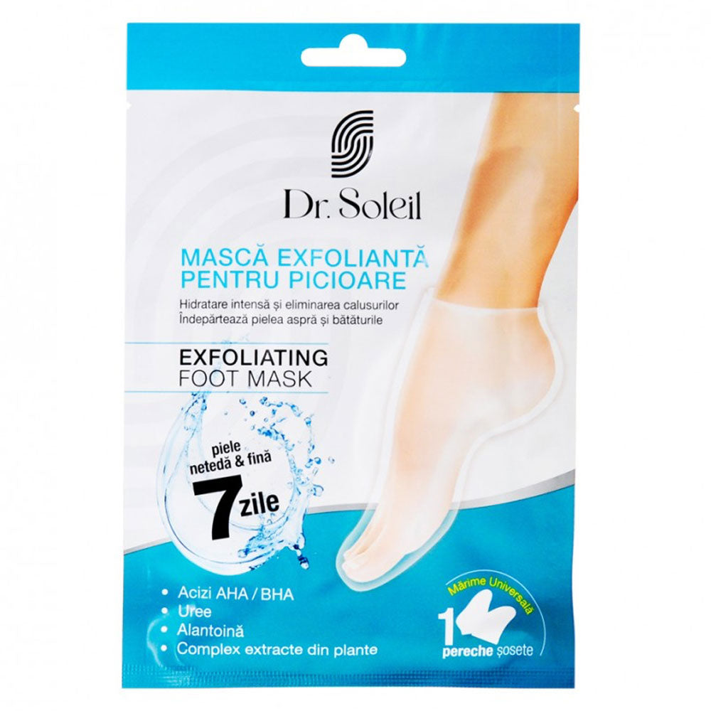 Masca pentru picioare exfolianta pentru picioare, Dr. Soleil