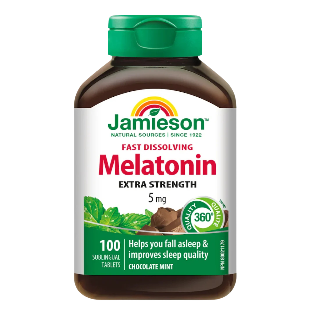 Melatonina 5mg, 100 tablete sublinguale, Jamieson