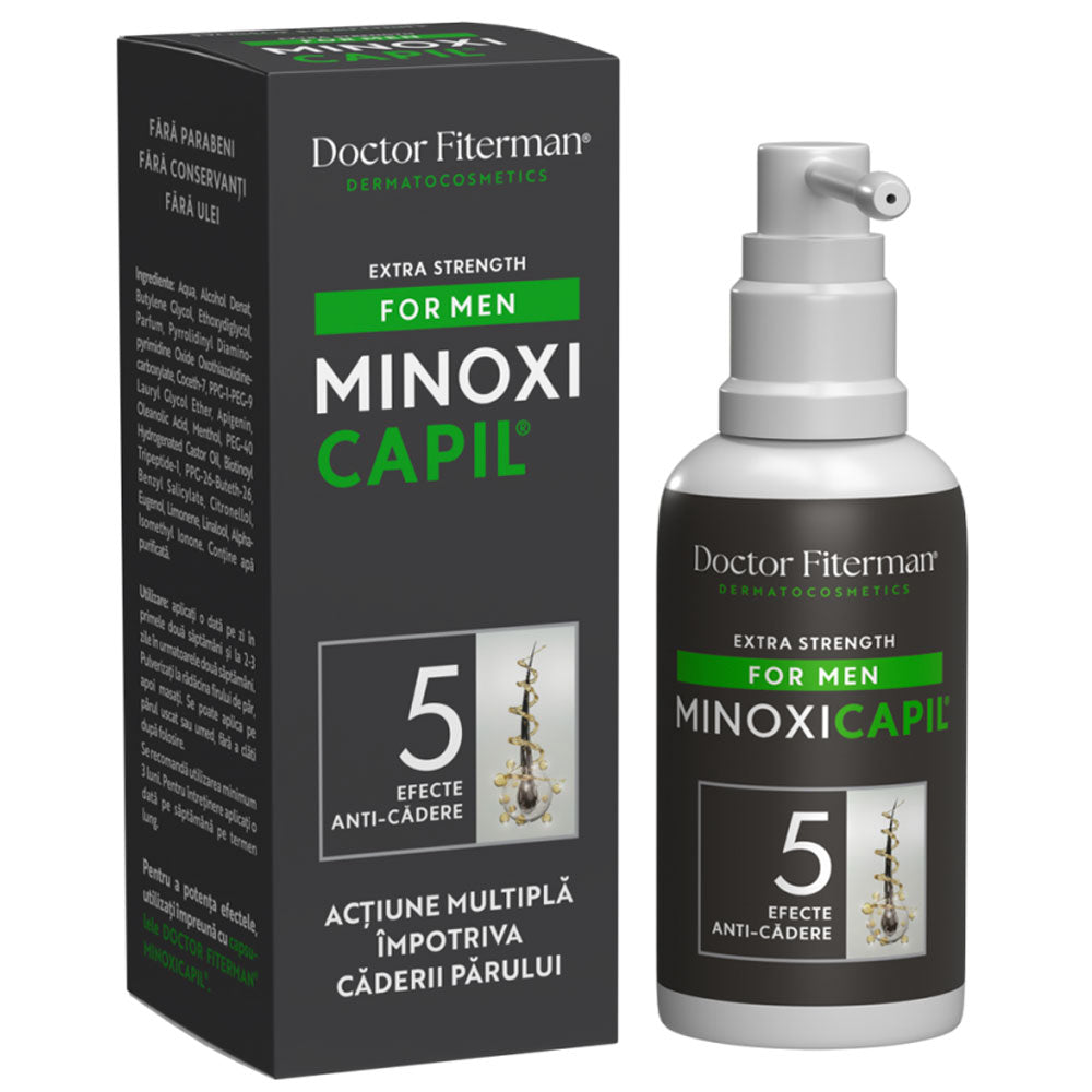 Spray impotriva Caderii Parului Minoxicapil Men, 60ml, Fiterman Pharma