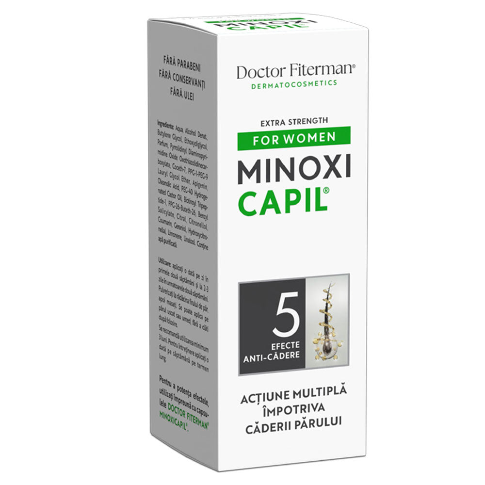 Spray impotriva Caderii Parului Minoxicapil Women, 60ml, Fiterman Pharma