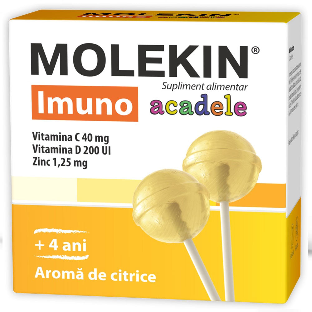 Molekin Imuno 4 ani+, 12 Acadele, Zdrovit