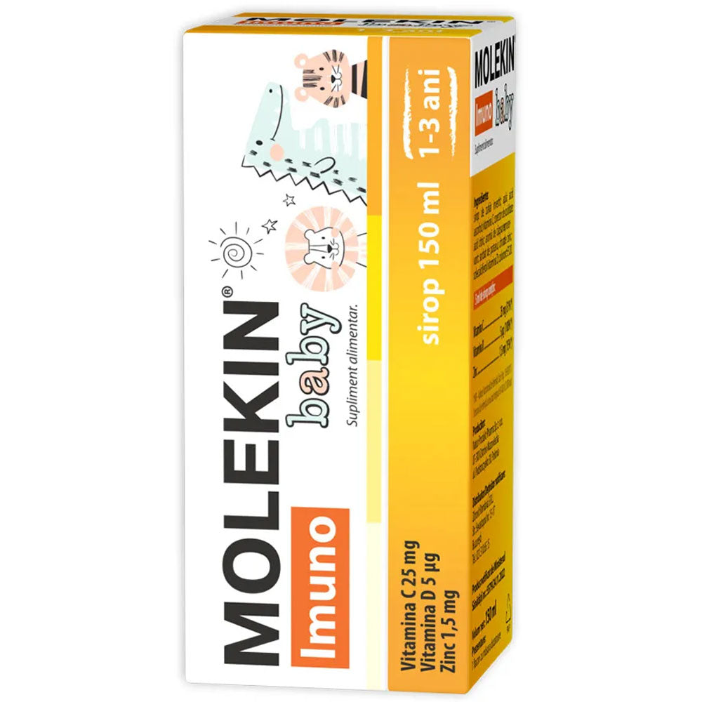 Sirop Molekin Imuno Baby 1-3 ani, 150ml, Zdrovit