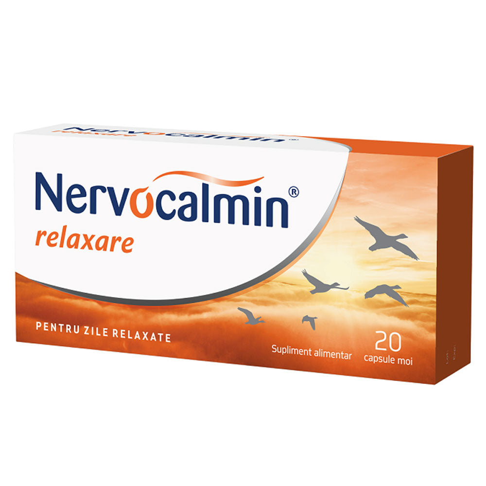 Nervocalmin Relaxare, 20 Capsule Moi, Biofarm