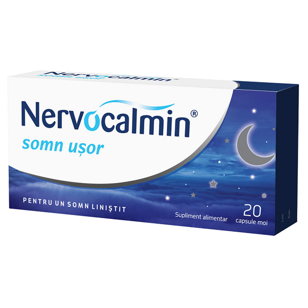 Nervocalmin Somn Usor, 20 Capsule, Biofarm
