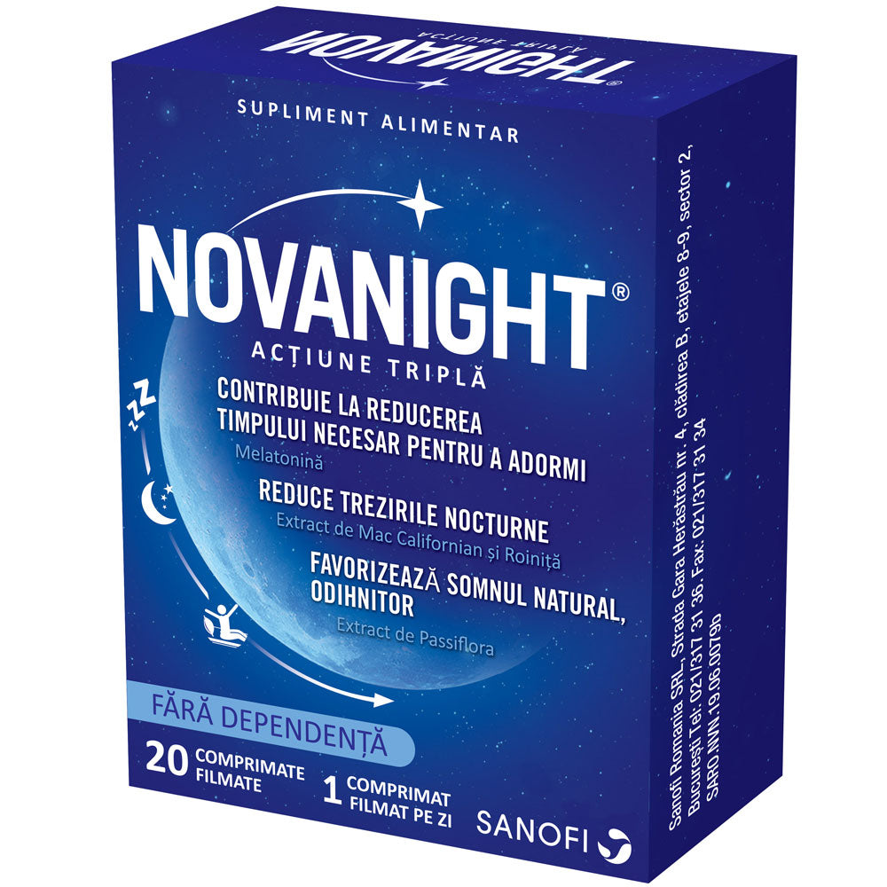 Novanight, 20 Comprimate Filmate, Sanofi