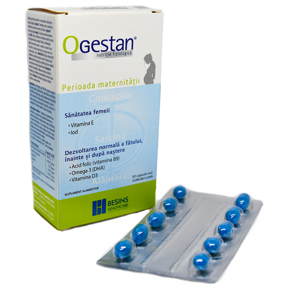 Ogestan Nutritie Fiziologica, 30 Capsule, Besins Healthcare